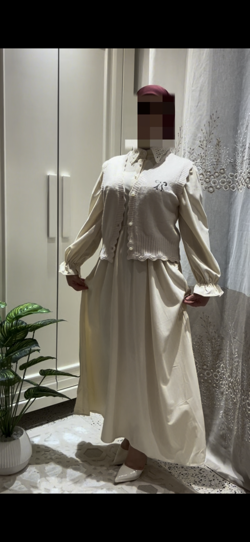 Robe Hidjab deux pièces 2027 🔥