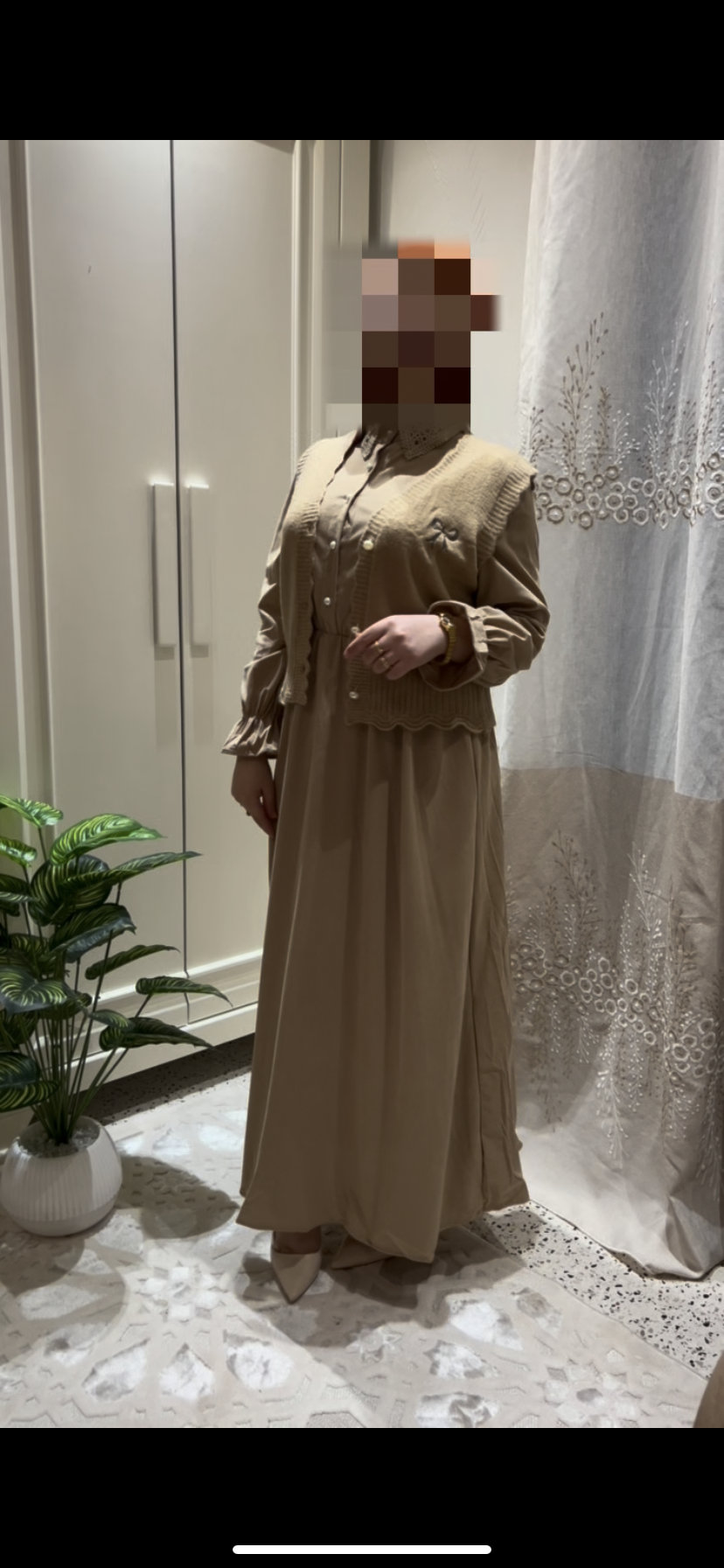 Robe Hidjab deux pièces 2027 🔥