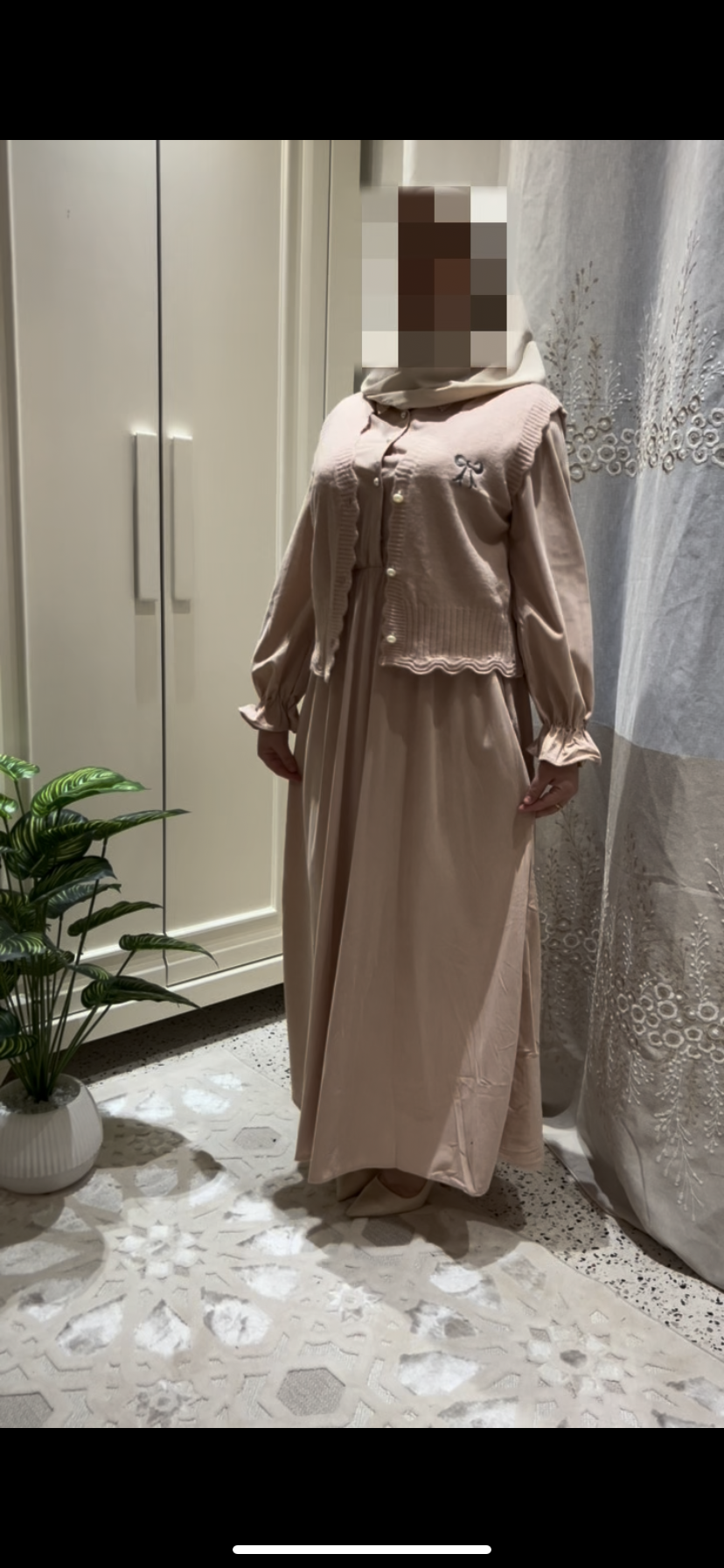 Robe Hidjab deux pièces 2027 🔥